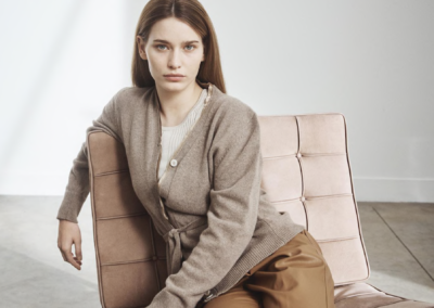 London W11 - Recycled Cashmere wrap sweater - FW23
