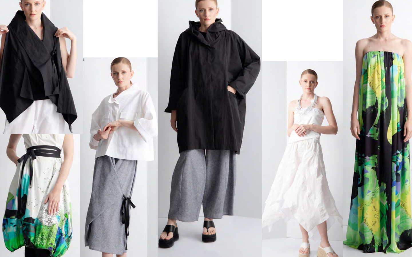 Croatia, cutting edge, asymmetrical, asymmetry, sexy, edgy, European fashion, sheen, vibrant, taffeta, patterned, bias